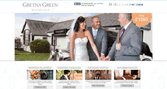Desktop Screenshot of gretnaweddings.com